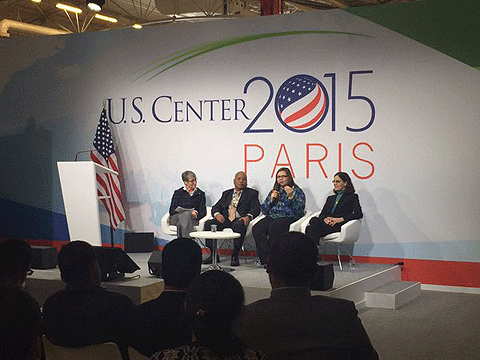 Councilwoman Maija Lukin of Kotzebue, Alaska speaks about dwindling sea ice in her region due to climate change.