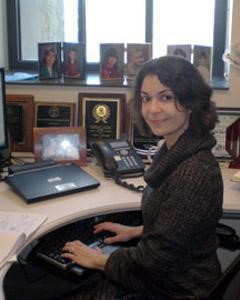 valerie zartarian at her desk